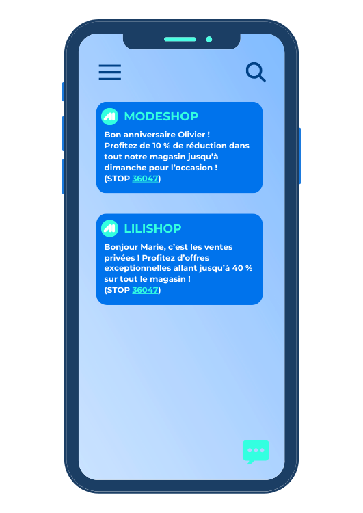 exemple sms campagne fidélisation